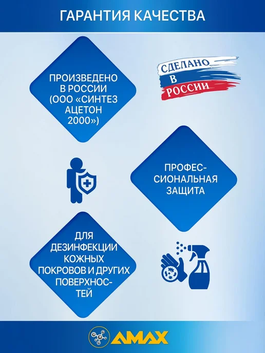 Антисептик для рук и поверхностей,1л, 1 л, фото 8
