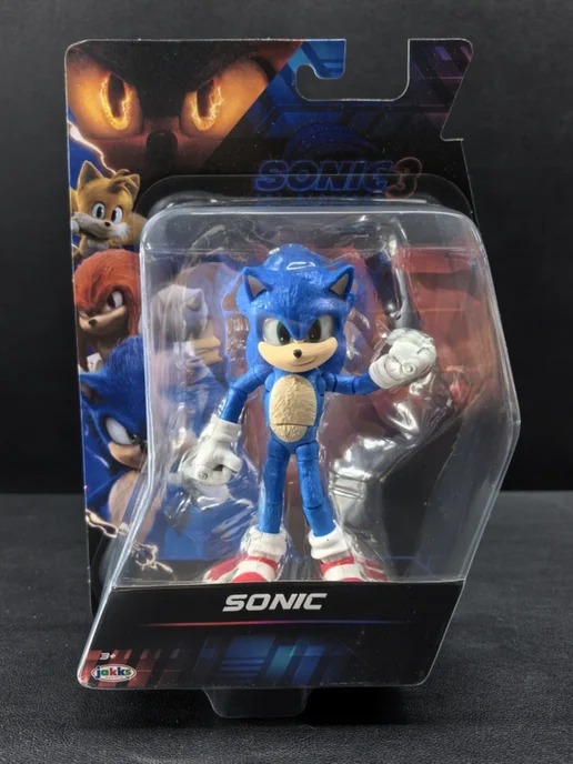 Sonic the Hedgehog 3 Фигурка Соника и Шадоу, синий, фото 3