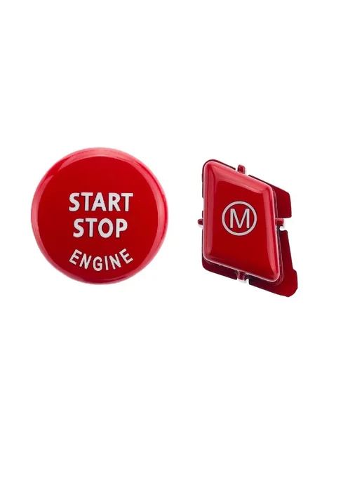 angelguoguo Кнопка Start Stop Engine Red для BMW E90 E92 E93 M3 2007-201, красный