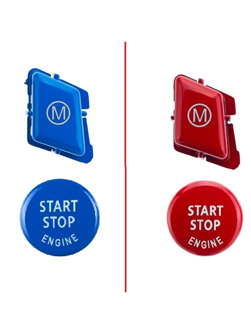 angelguoguo Кнопка Start Stop Engine Red для BMW E90 E92 E93 M3 2007-201, красный, фото 5