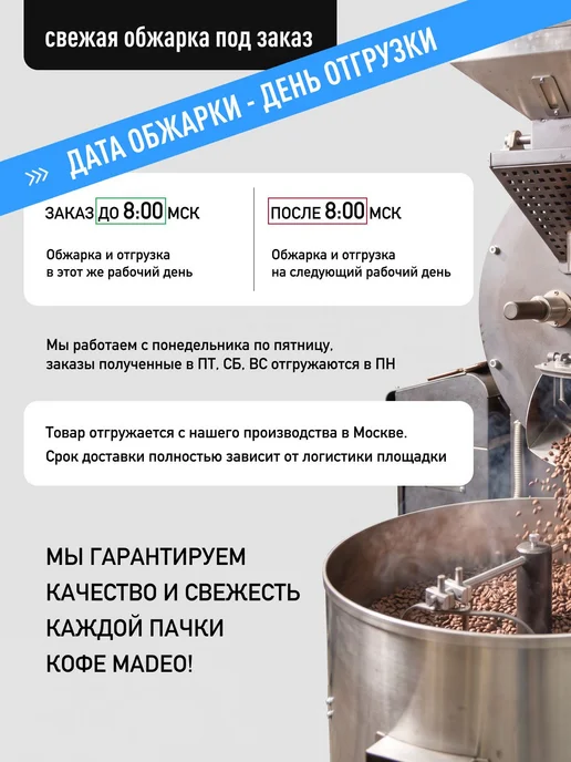 MADEO Кофе молотый Малиновый латте 200 гр, 200 г, фото 2