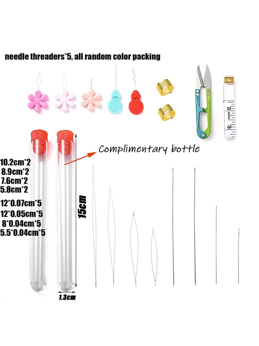 Нет бренда Набор нитевдевателей для шитья 5 шт, Цвет Needle set10, 5 шт
