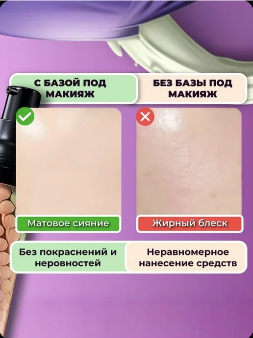 Матирующая основа под макияж, вариант, фото 2