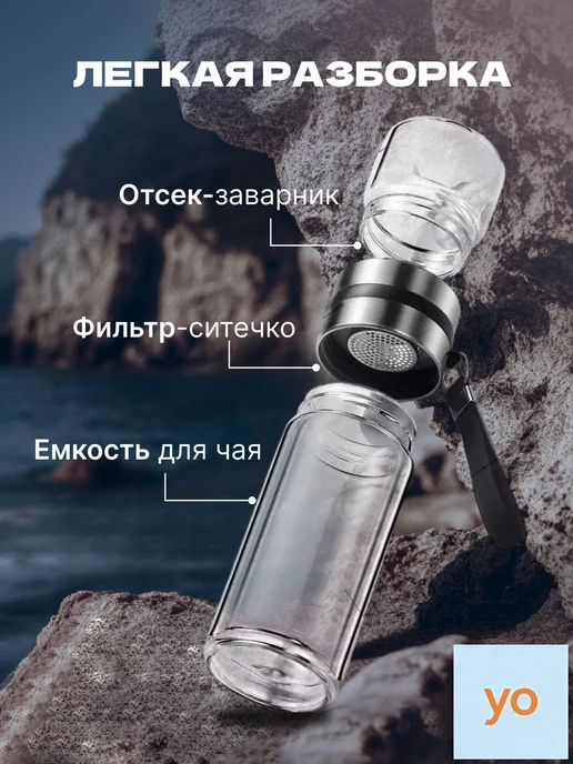 Термокружка 0,52 л, непроливайка, для посудомойки, 520 мл, фото 4