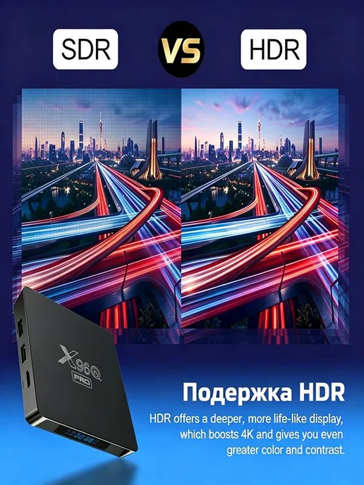 X96Q PRO ТВ-бокс на Android 10,AndroidTV Allwinner H313 2ГБ, 2 ГБ, фото 5