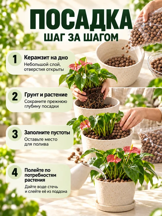 РБС-Агро Керамзит для цветов 5-10 1л, 1 л, фото 4