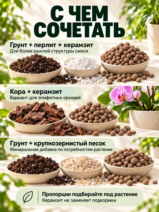 РБС-Агро Керамзит для цветов 5-10 1л, 1 л, фото 7
