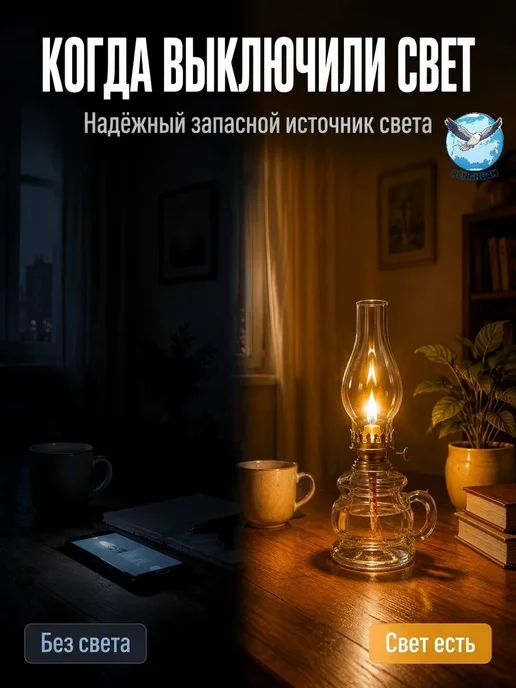 Ретро светильник интерьер 19.5см, вариант, фото 7