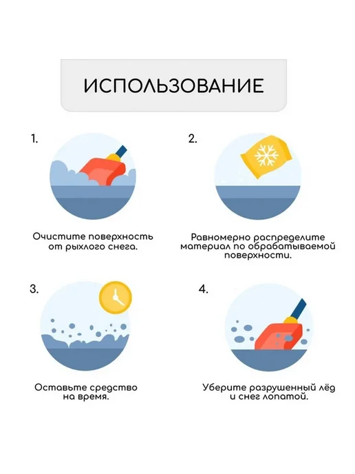 Безопасный зимний реагент для дорожных работ, вариант, фото 3