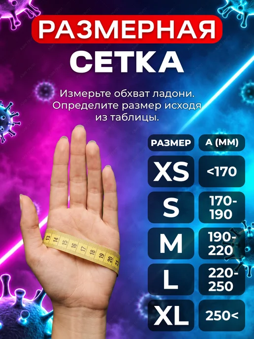 Wally Plastic Russia Перчатки нитриловые одноразовые черные 100 шт 50 пар, 100 шт, фото 3