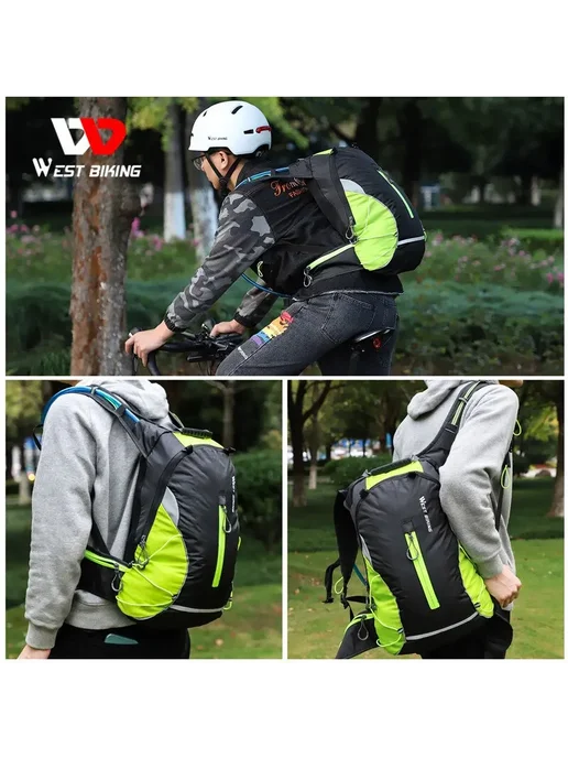 West Biking 16L Велорюкзак Only Green Bag, 16 л, фото 6