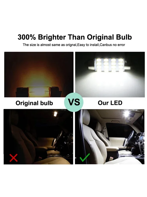 GBtuning Светодиодные лампы White Color для VW Caravelle T5 20PCS, 20 шт, фото 3