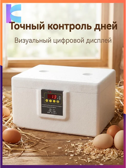 Инкубатор для куриных яиц, 10 шт, питание от сети, 10 шт, фото 2
