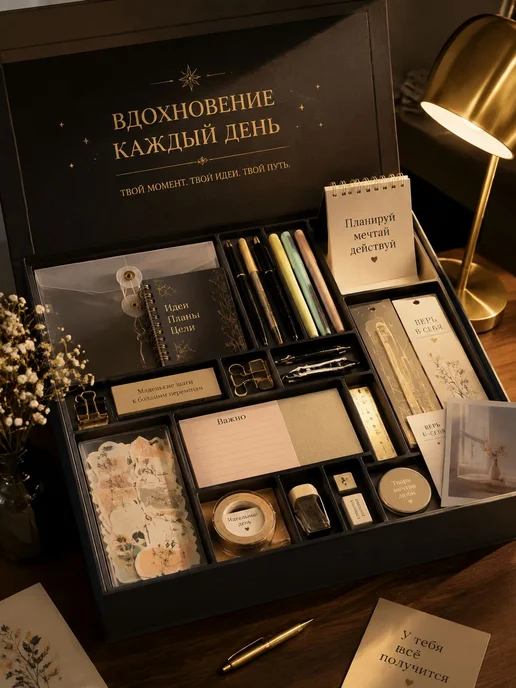Школьный канцелярский набор ручка, вариант