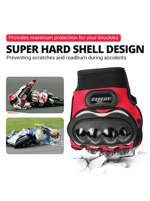 HEROBIKER Новые Летние Мотоциклетные Перчатки, Дышащие, С Защитой От П, черный, фото 5