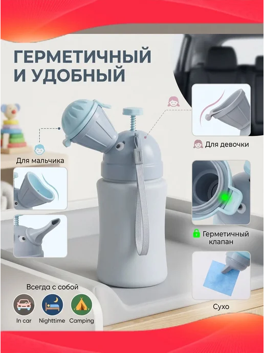 Детский портативный писсуар из ABS-пластика, вариант