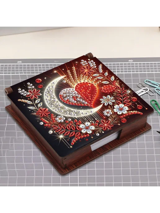 Набор для декора hedgehog, hydrangea и note box, дерево, вариант, фото 5