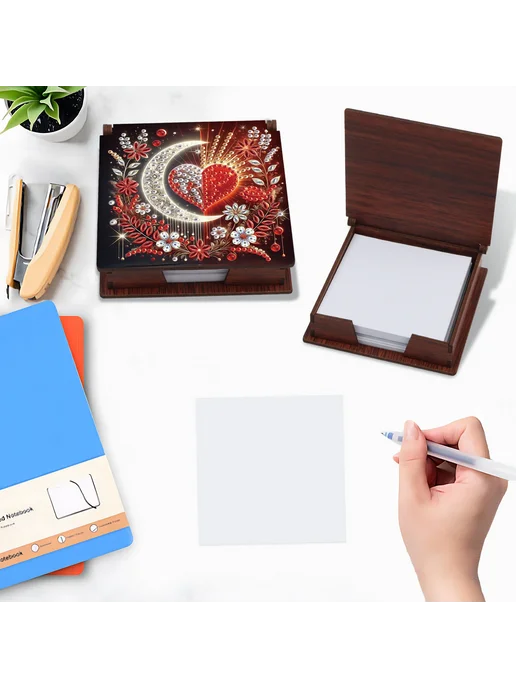 Набор для декора hedgehog, hydrangea и note box, дерево, вариант, фото 8