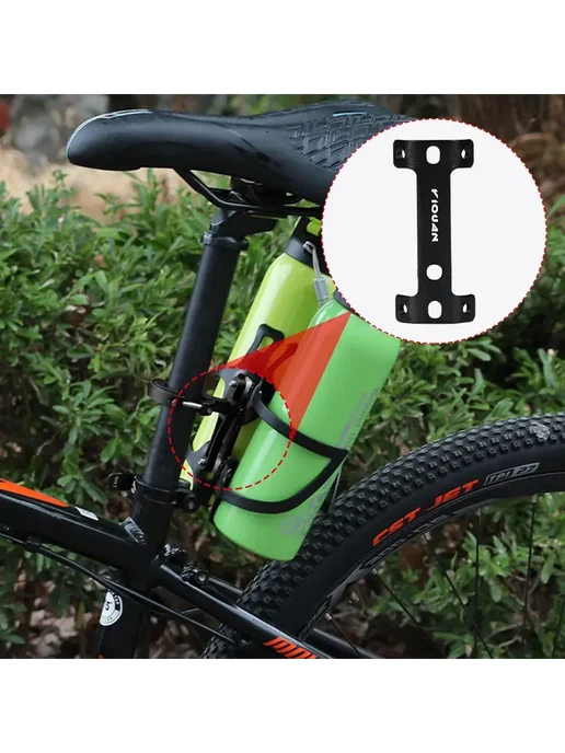 Удержитель для бутылки MTB для Alloy, усиленный, черный, фото 3