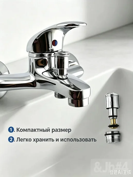 Дивертор смесителя 1 2" для ванной, вариант