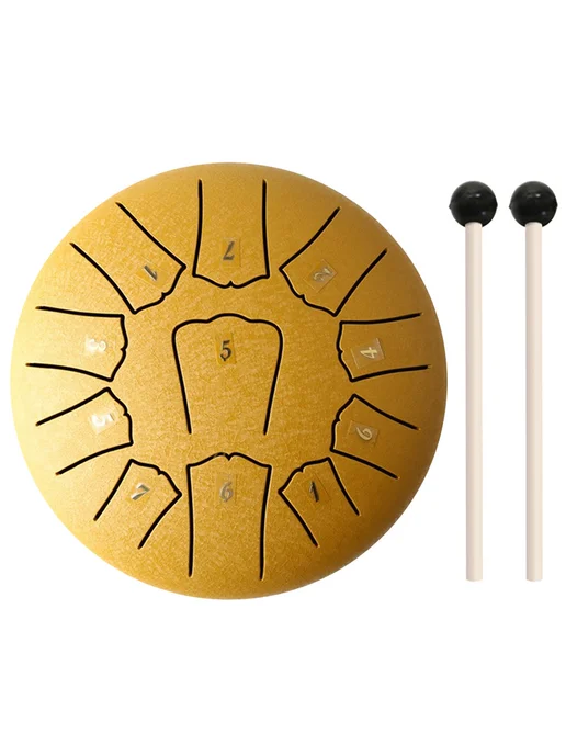 Музыкальный Drum Steel Tongue Drum для медитации, 6 дюймов, Музыкальный Drum Steel Tongue, фото 4