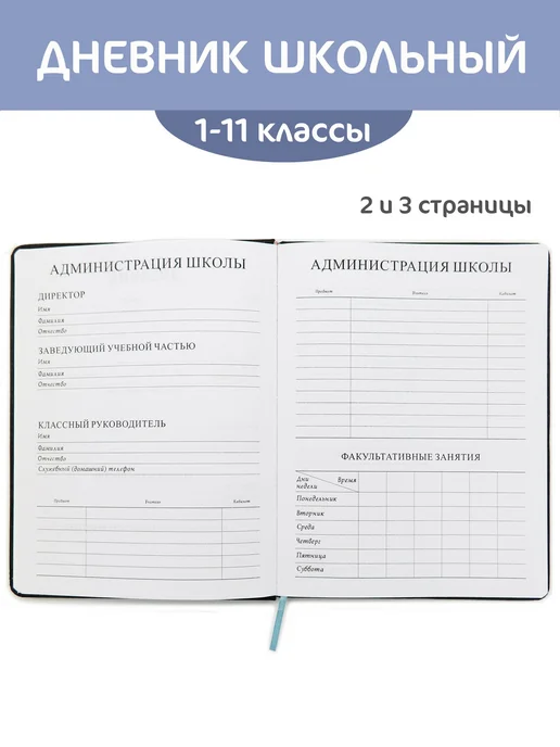 Дневник школьный 111 класс "Герб", вариант, фото 6