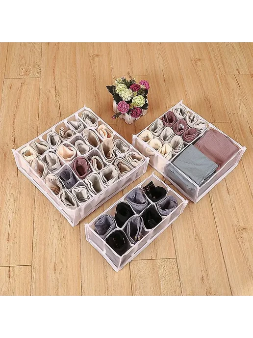 Складная коробка для Р. 30x14.5x10см Цв. White, 30x14.5x10 см, фото 3