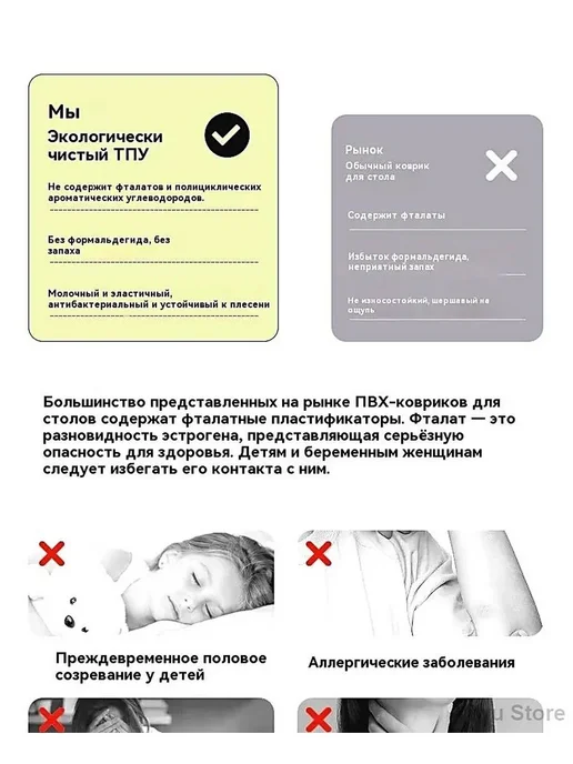 Набор ковриков 100x60см кожа ткань, 100x60 см, фото 6